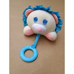 Fisher Price Vintage 1998 Cozies Thermal Cozy Lion GRABBER 4" Plush Stuffed Toy